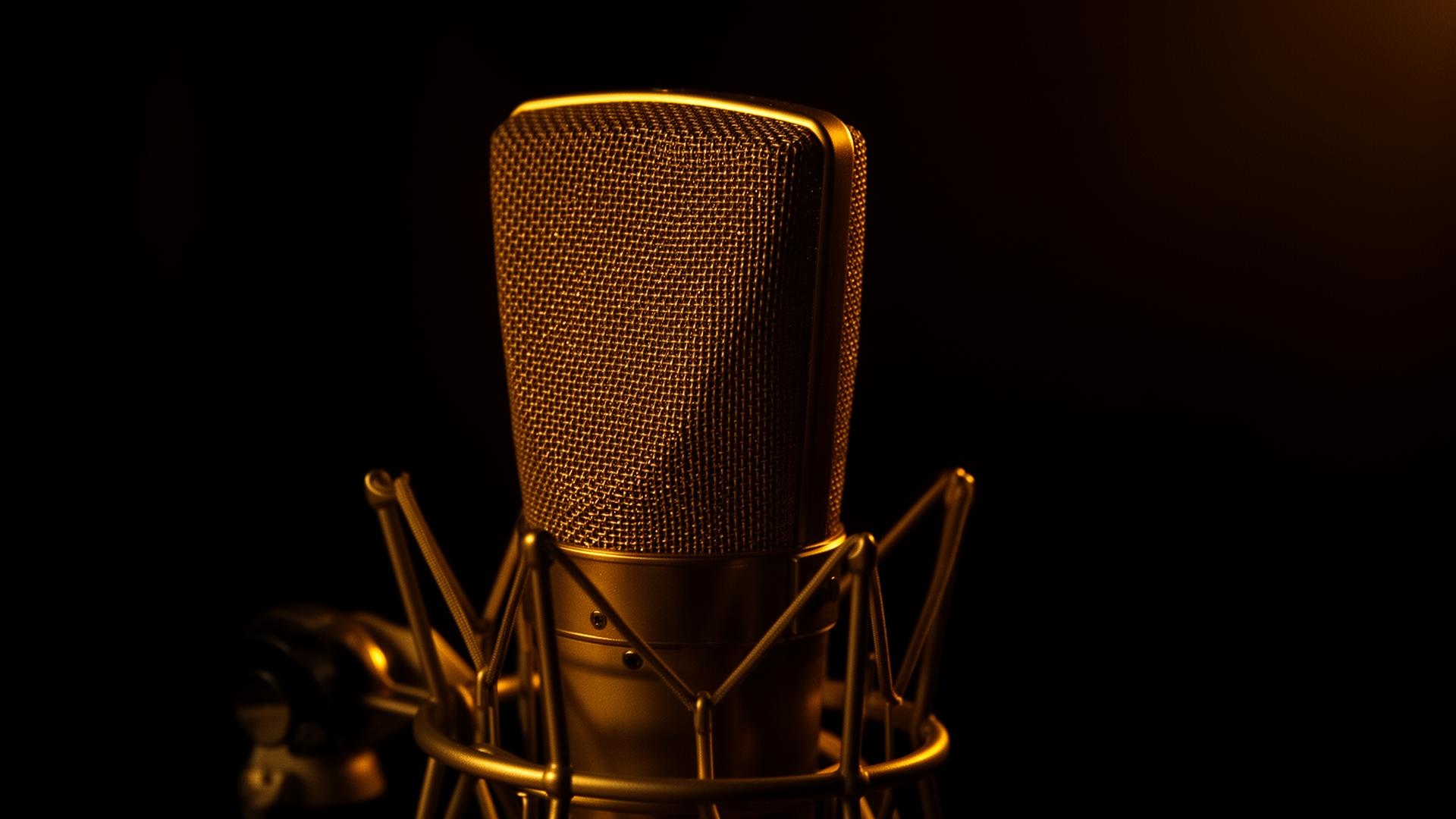Dramatic studio microphone